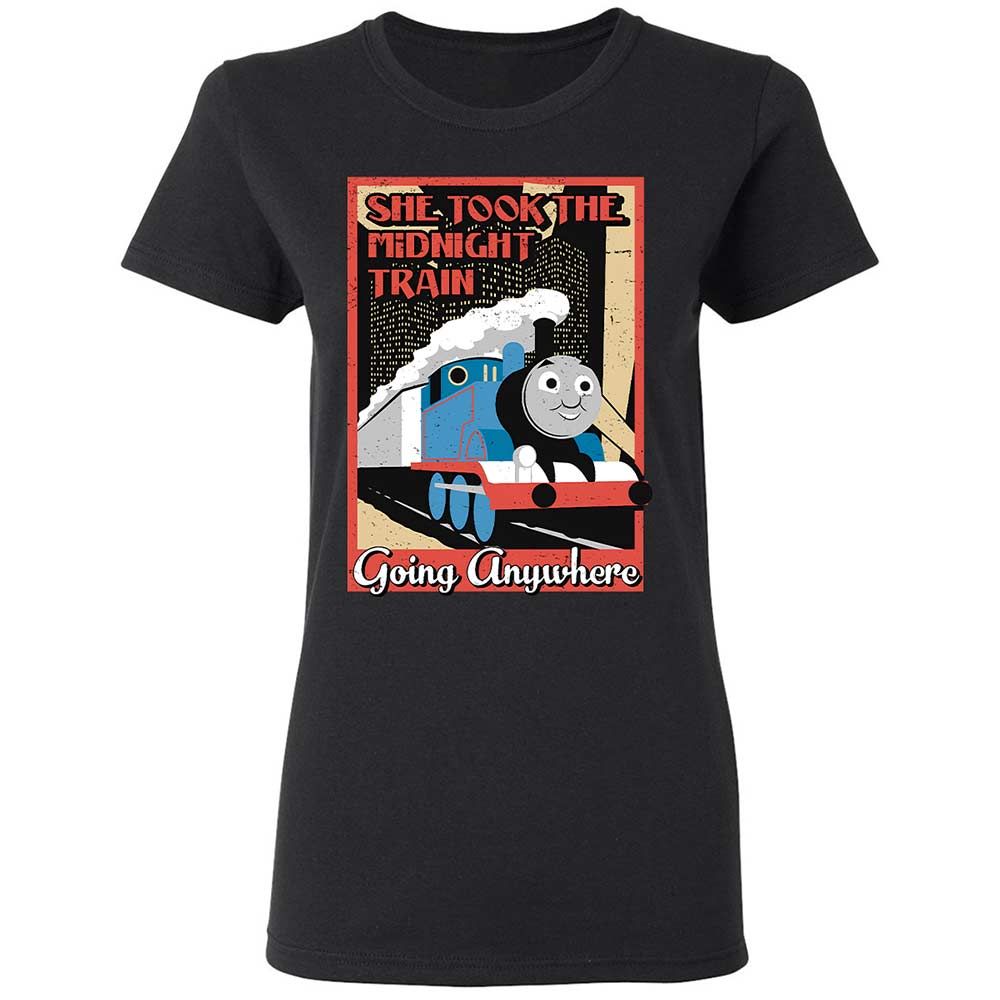 Women's T-Shirt - MSQ67Y5F - Black - 1