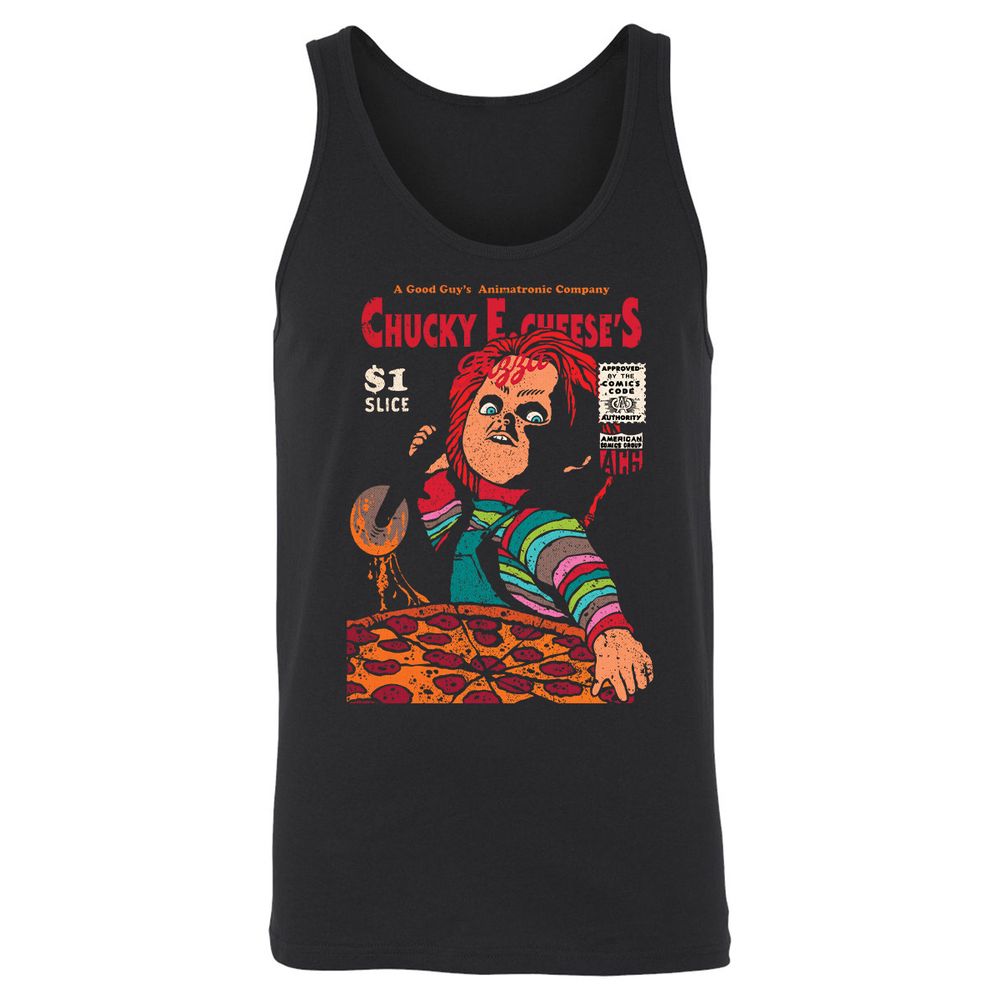 Unisex Jersey Tank - P9SGGFSW - Black - 1