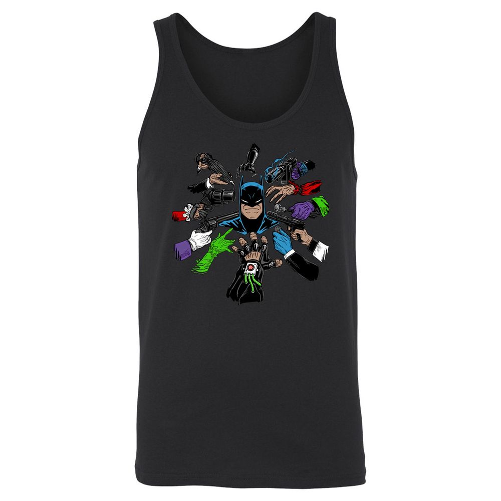 Unisex Jersey Tank - 5P2QBLCE - Black - 1
