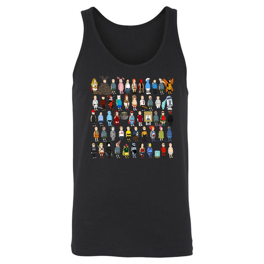 Unisex Jersey Tank - FBMLVSN3 - Black - 1