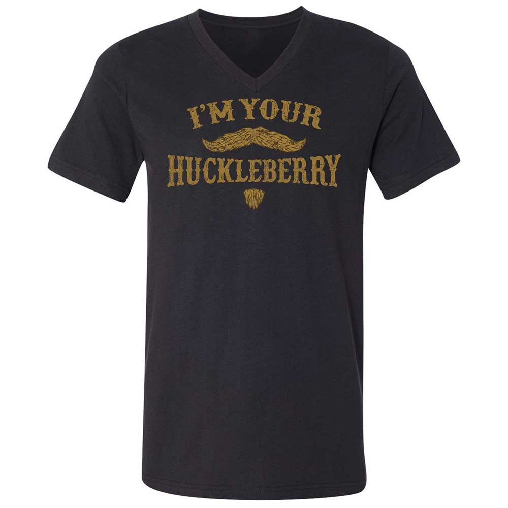 Unisex V-Neck T-Shirt - DXVD3GU1 - Black - 1