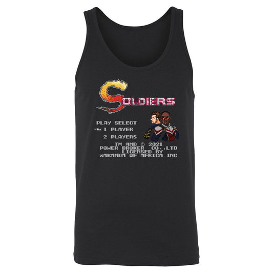 Unisex Jersey Tank - MHV8F6WJ - Black - 1