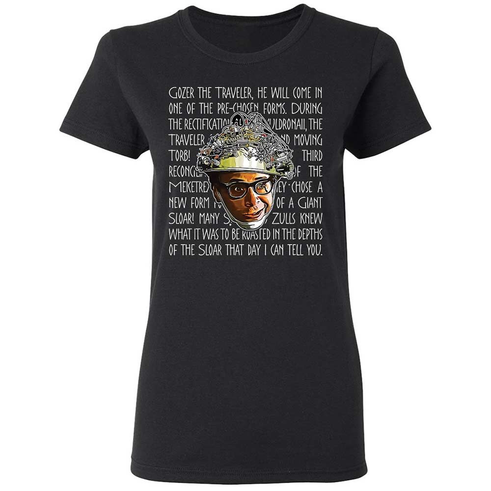 Women's T-Shirt - AZ7BSDN6 - Black - 1