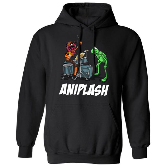 Classic Unisex Hoodie - L24KM8VC - Black - 1
