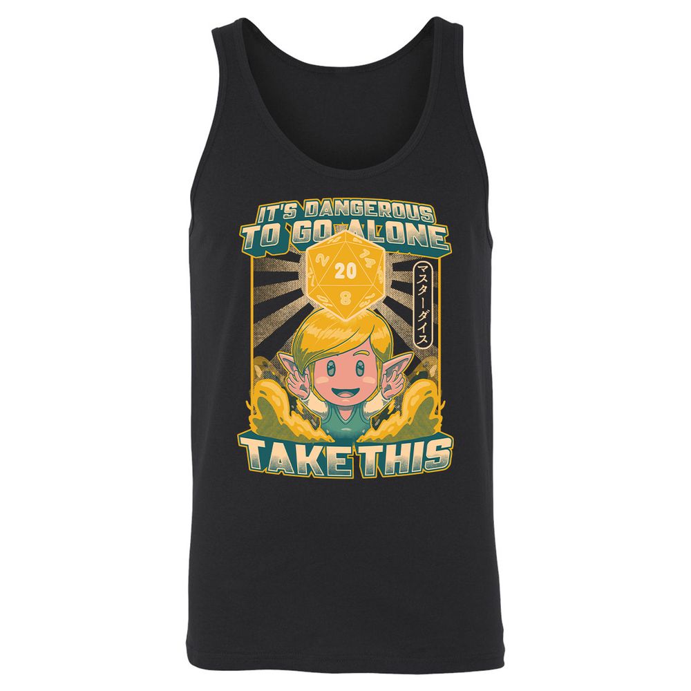 Unisex Jersey Tank - 63ZS4TQD - Black - 1