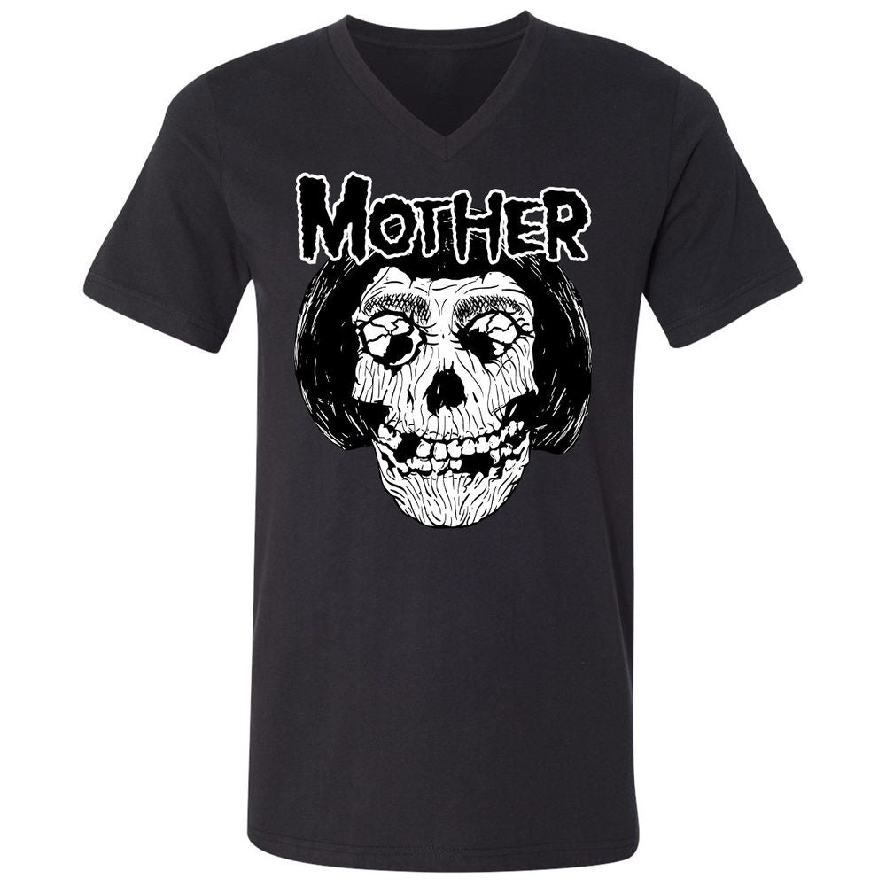 Unisex V-Neck T-Shirt - RAUZJQY5 - Black - 1