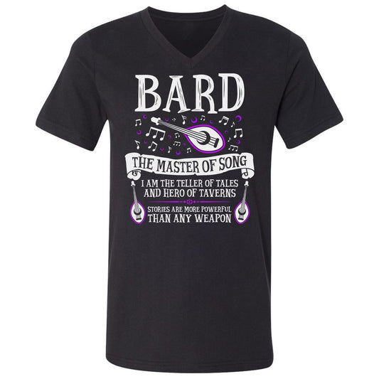 Unisex V-Neck T-Shirt - 5X16LLZN - Black - 1