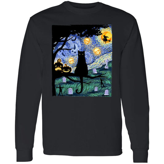 Long Sleeve T-Shirt - SJQ3LV63 - Black - 1