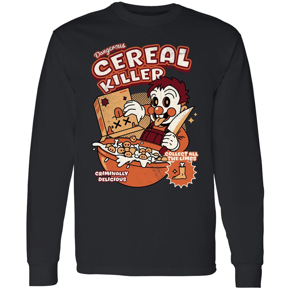 Long Sleeve T-Shirt - XQZASC3Z - Black - 1