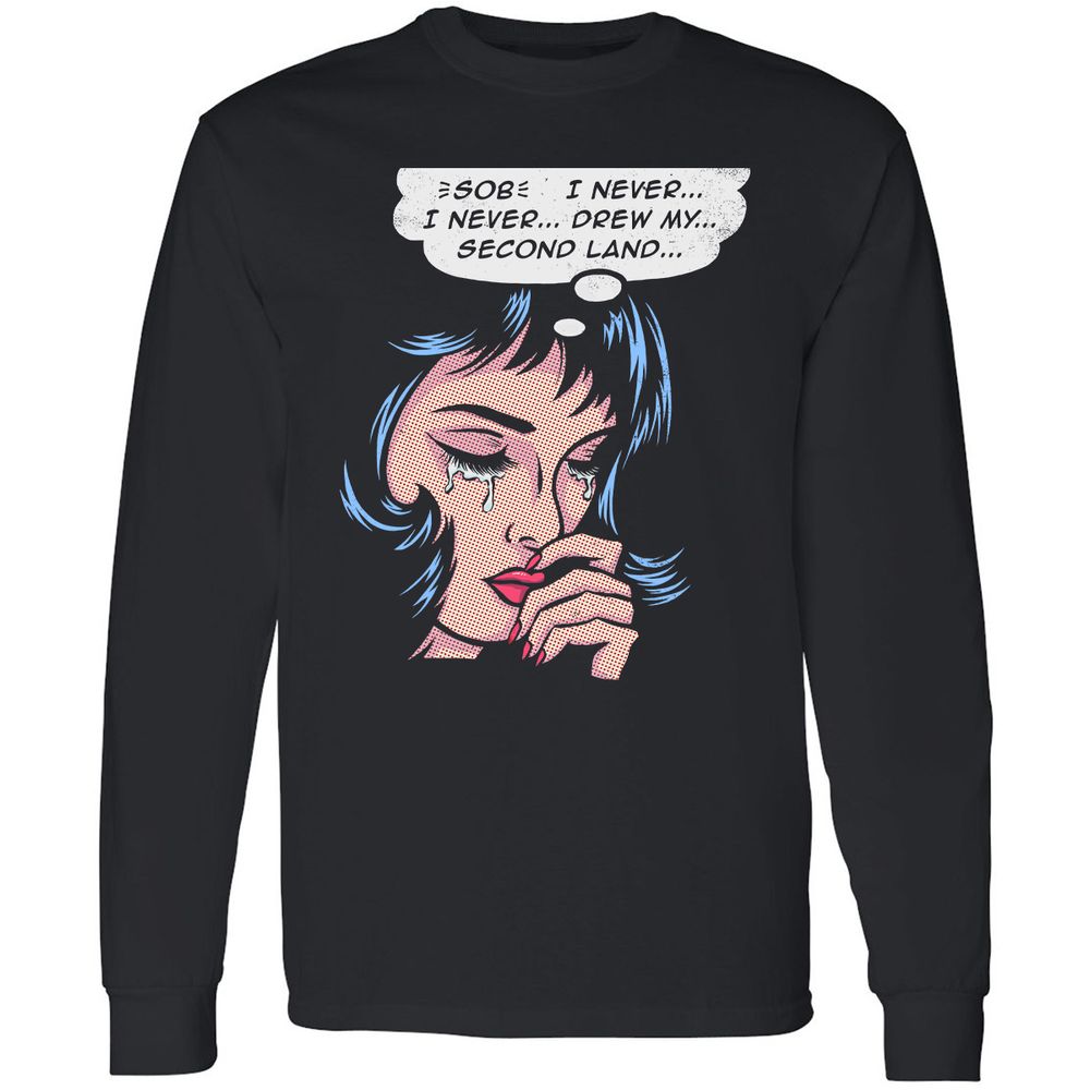 Long Sleeve T-Shirt - LDS3RN8C - Black - 1