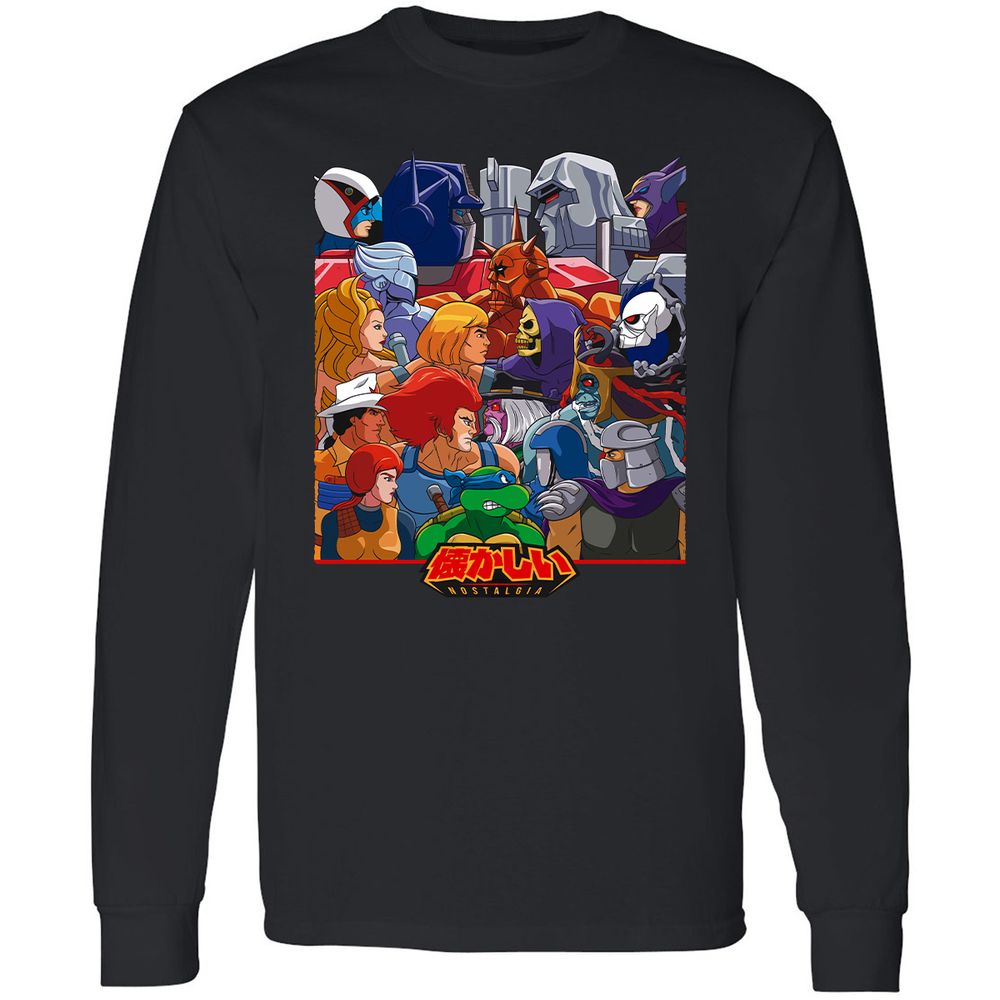 Long Sleeve T-Shirt - EFUW5U3X - Black - 1