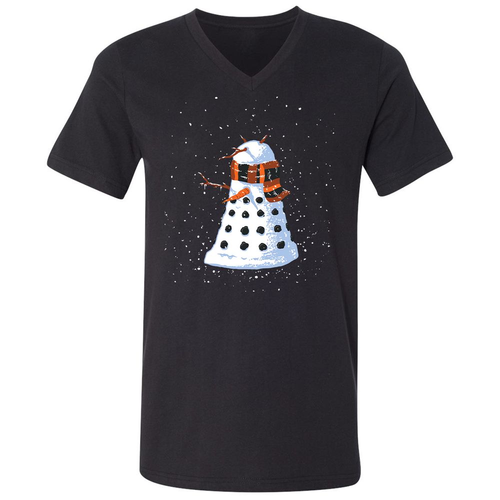 Unisex V-Neck T-Shirt - RRLM7KML - Black - 1