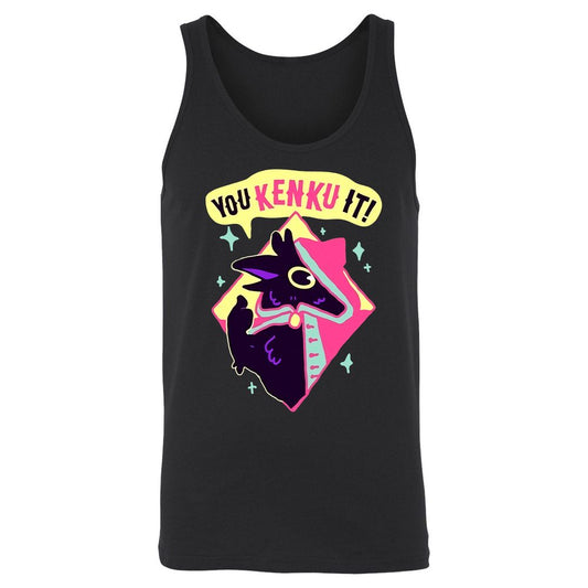 Unisex Jersey Tank - TLHKCDQC - Black - 1