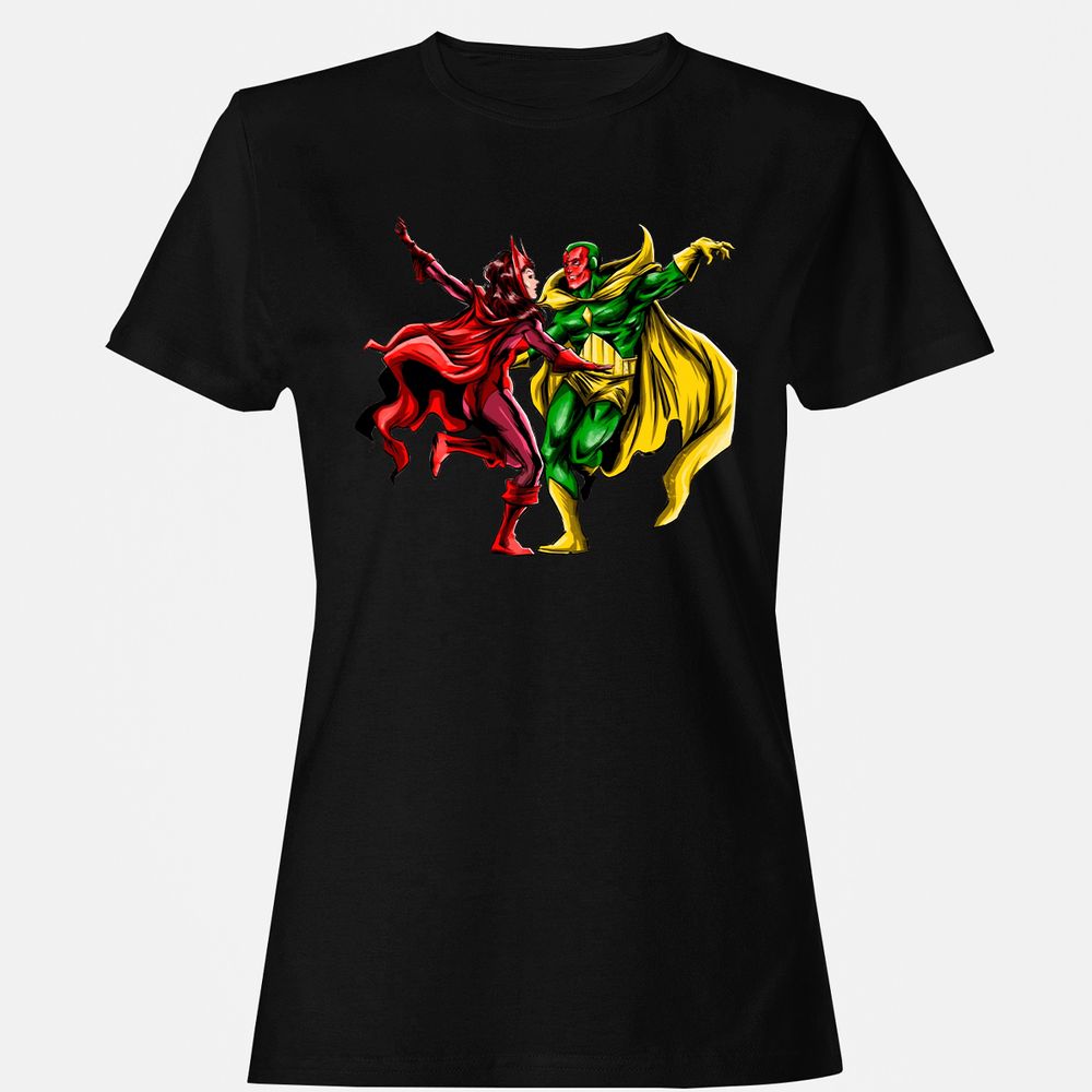 Women's T-Shirt - 9E1EVMBL - Black - 1