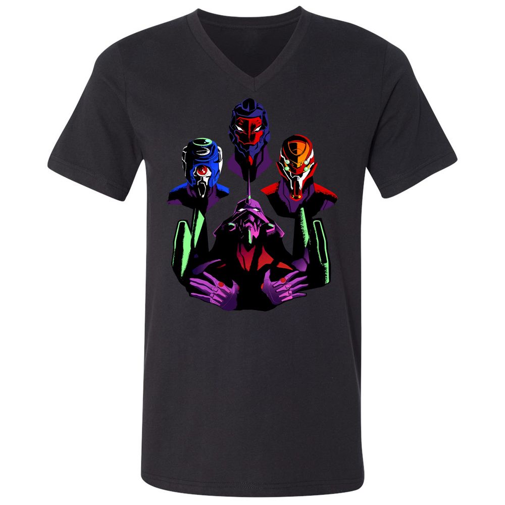 Unisex V-Neck T-Shirt - 7RPGW4W7 - Black - 1