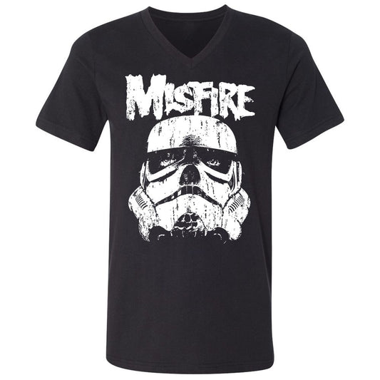 Unisex V-Neck T-Shirt - DYPZNWVS - Black - 1