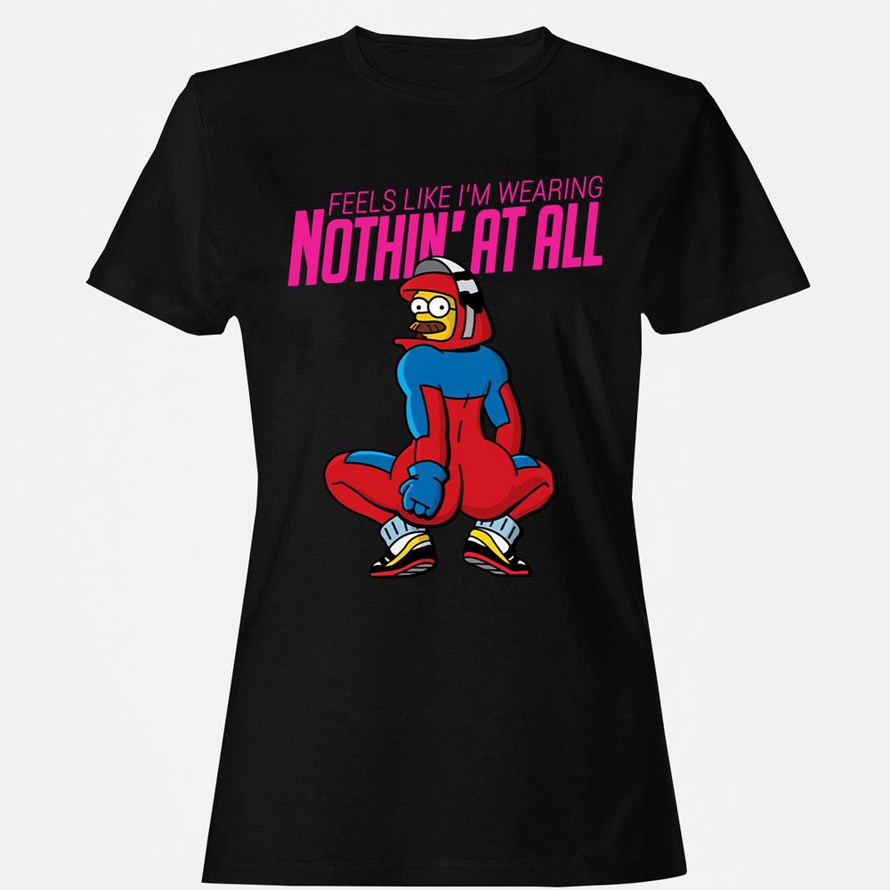 Women's T-Shirt - J917FZ2N - Black - 1