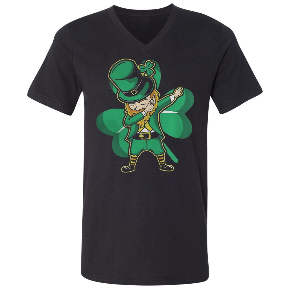 Unisex V-Neck T-Shirt - TC7FTDDD - Black - 1