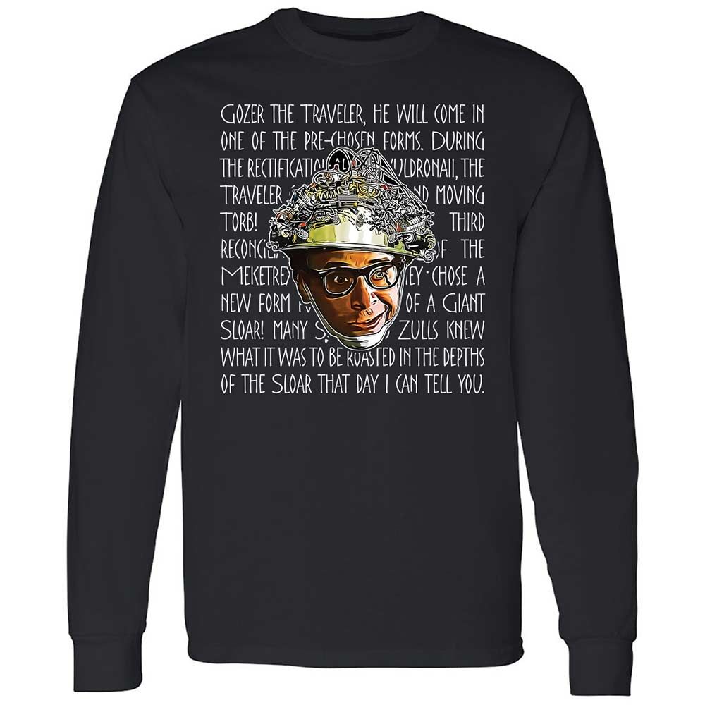 Long Sleeve T-Shirt - MBR528GN - Black - 1