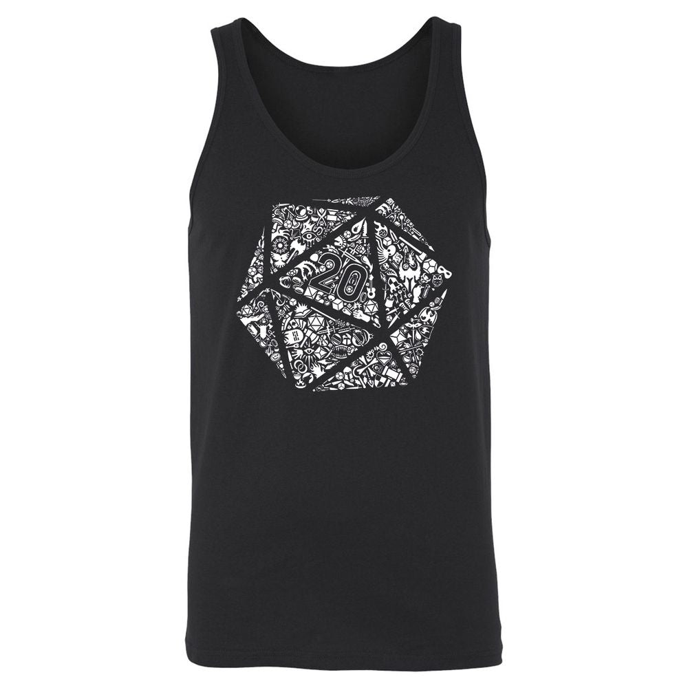 Unisex Jersey Tank - SCX7FN34 - Black - 1