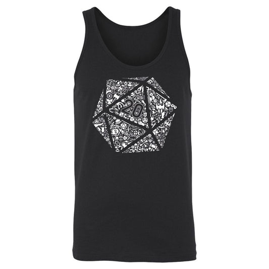 Unisex Jersey Tank - SCX7FN34 - Black - 1