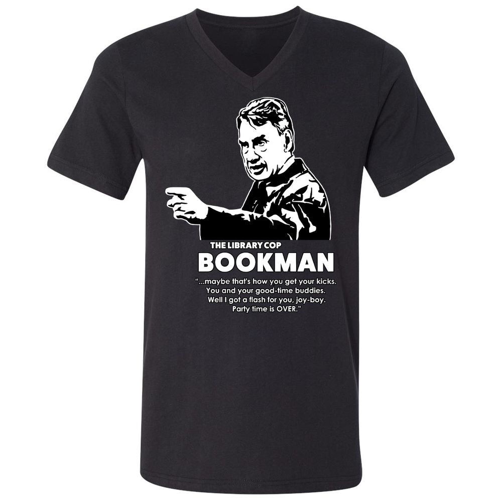 Unisex V-Neck T-Shirt - CZ53CECR - Black - 1