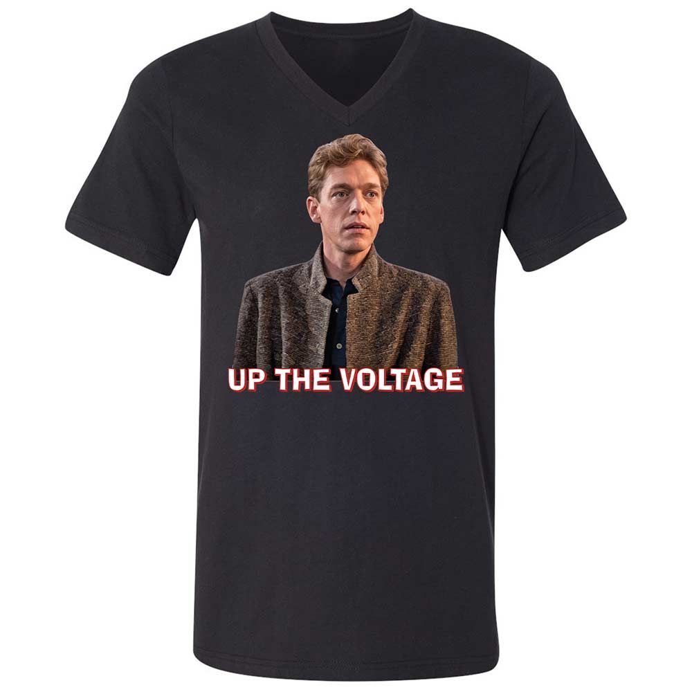 Unisex V-Neck T-Shirt - GU13KH3U - Black - 1