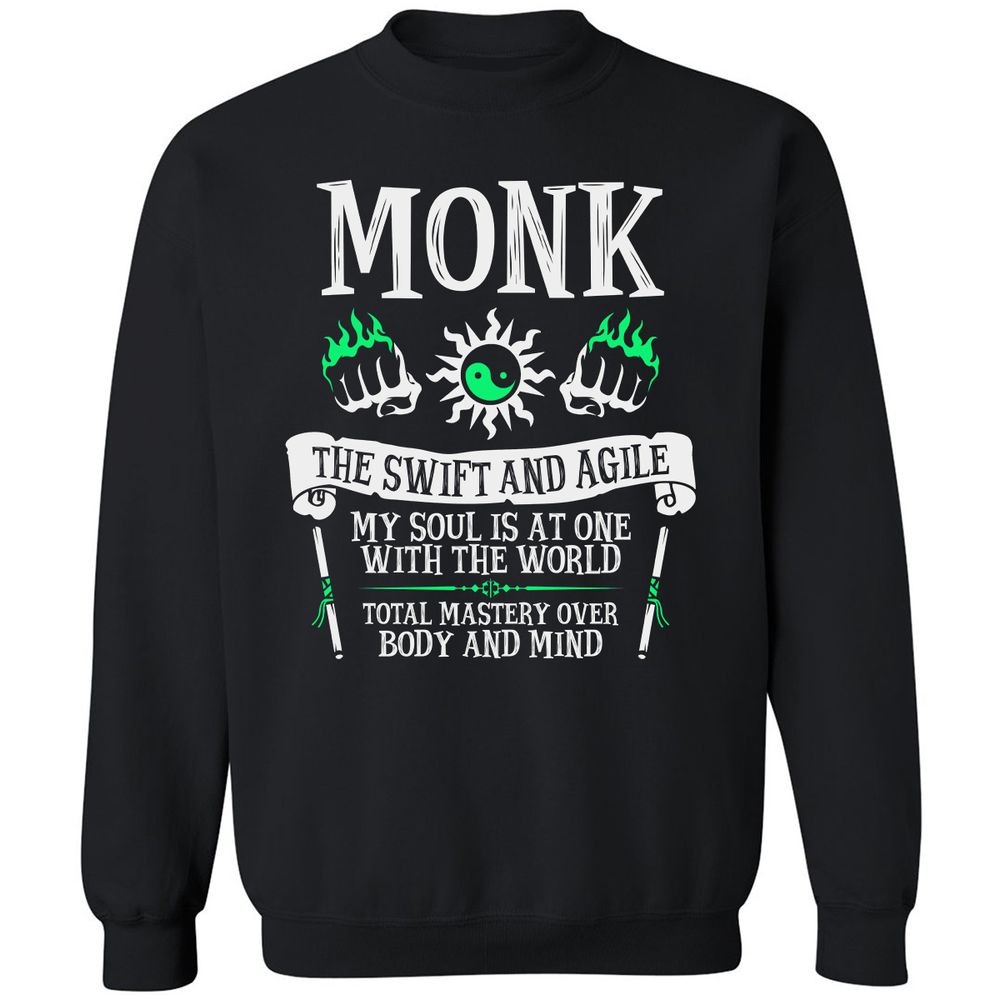 Classic Unisex Sweatshirt - HRZ6DKD7 - Black - 1