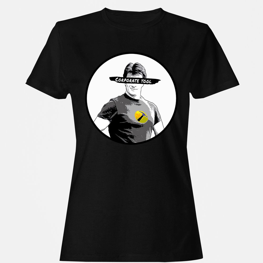 Women's T-Shirt - BQVJZKCU - Black - 1
