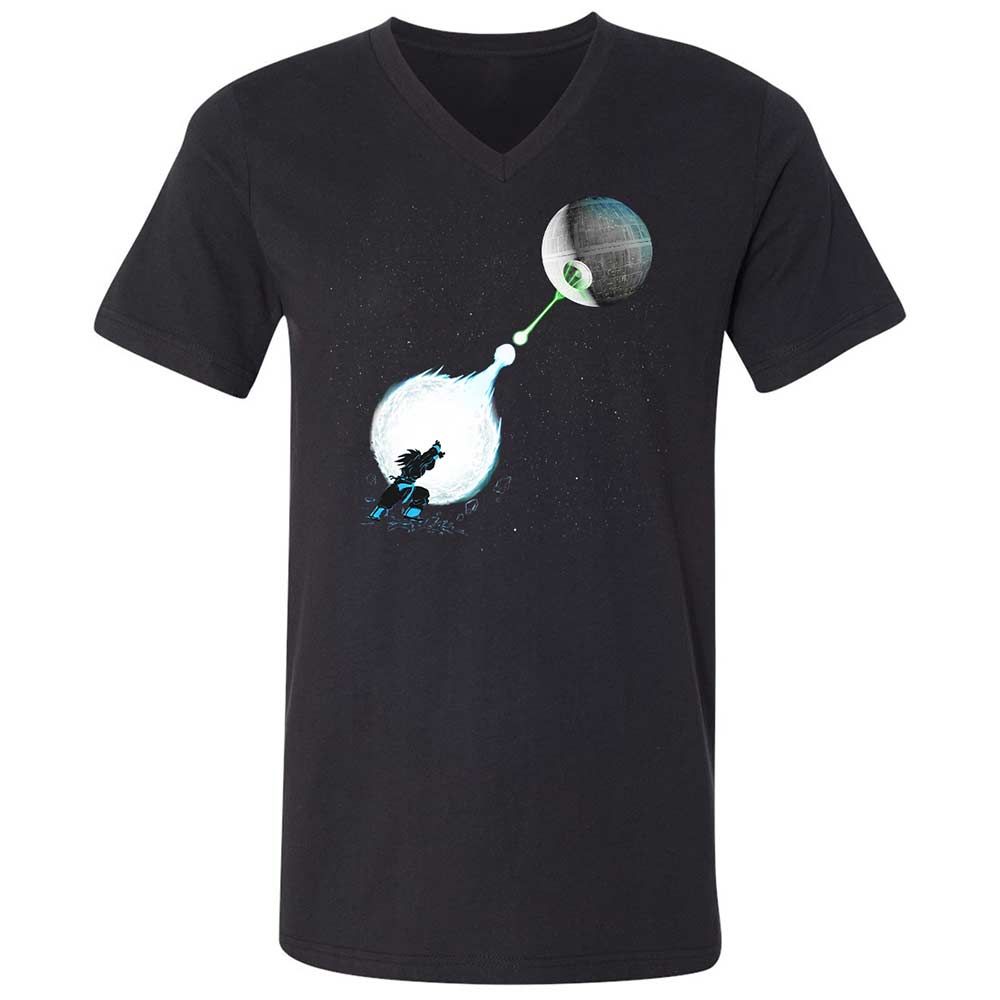 Unisex V-Neck T-Shirt - WGPG4BTU - Black - 1