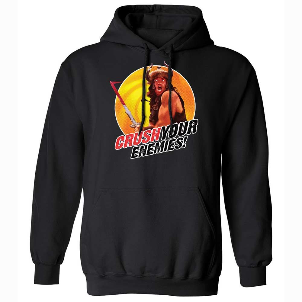 Classic Unisex Hoodie - 2M9FG7D6 - Black - 1