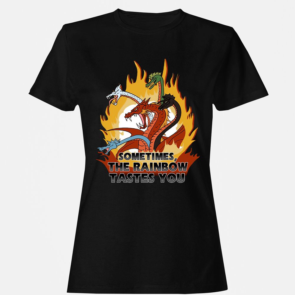 Women's T-Shirt - ELCZQB6N - Black - 1