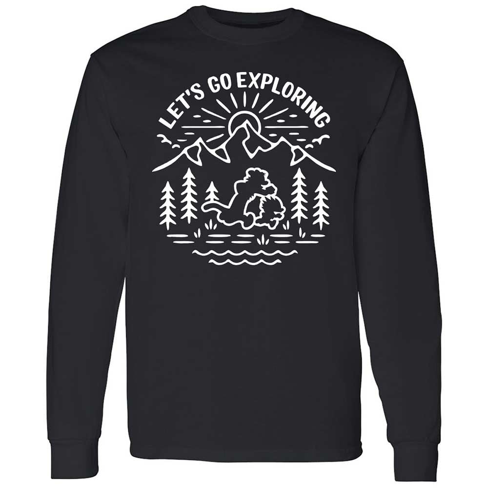 Long Sleeve T-Shirt - GAJEBL5Z - Black - 1