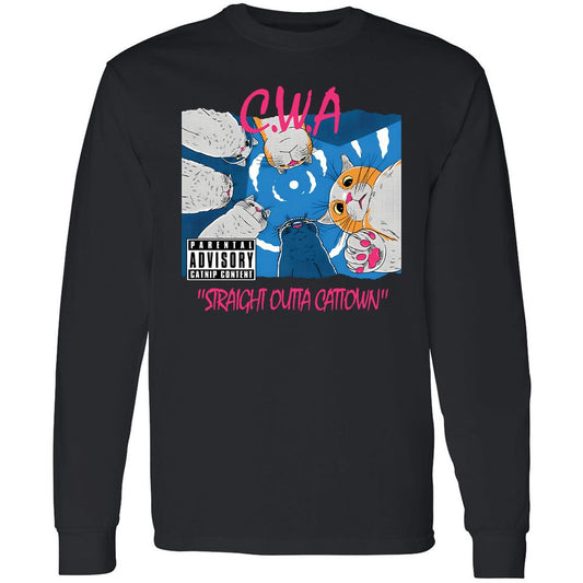 Long Sleeve T-Shirt - K7FUBXG5 - Black - 1