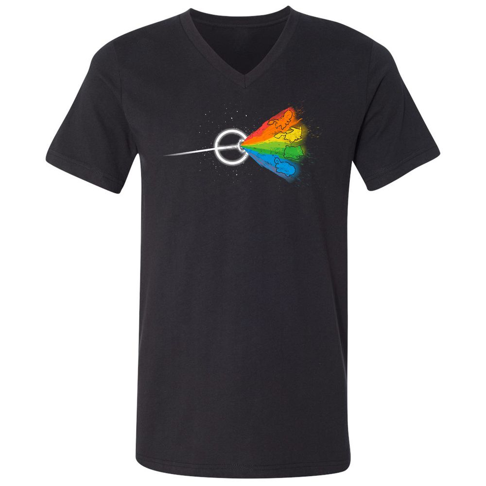 Unisex V-Neck T-Shirt - 3TYBAELC - Black - 1