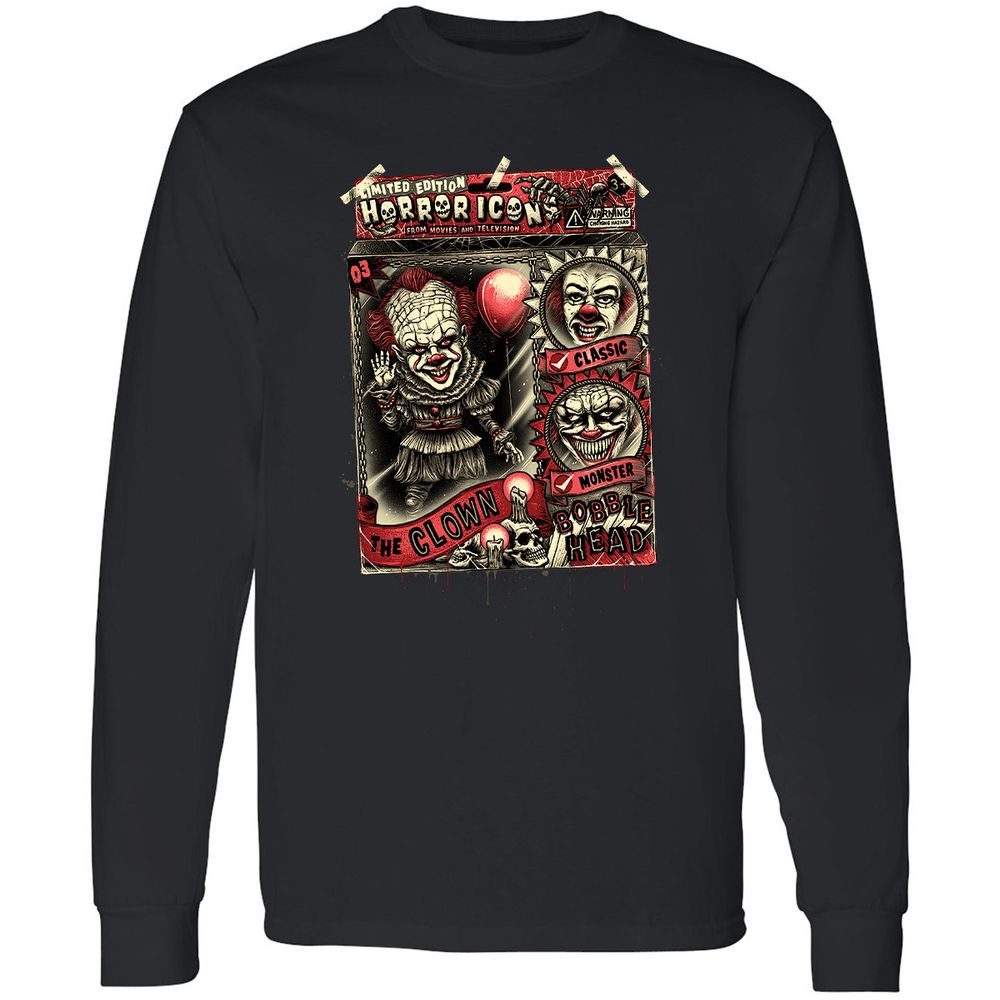 Long Sleeve T-Shirt - YAWFLYJG - Black - 1