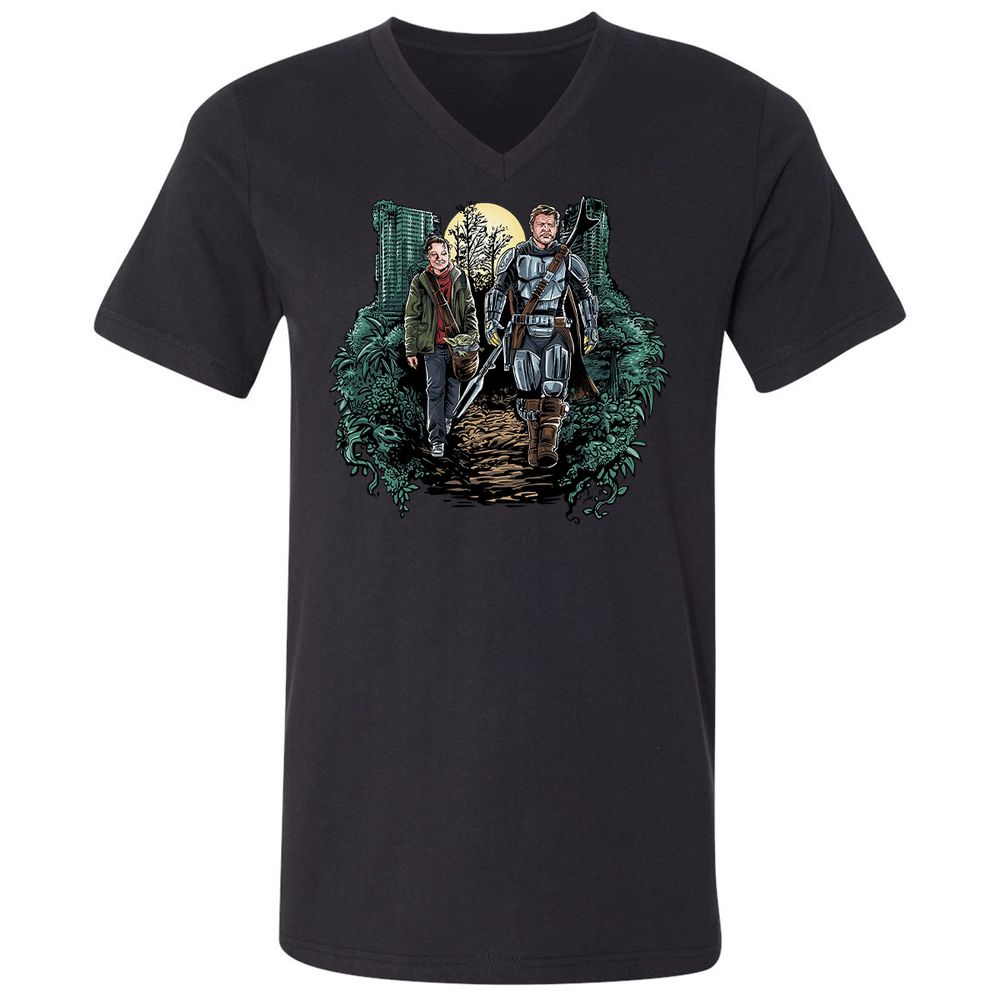 Unisex V-Neck T-Shirt - 9PPAVAVS - Black - 1
