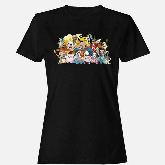 Women's T-Shirt - BE916ESK - Black - 1