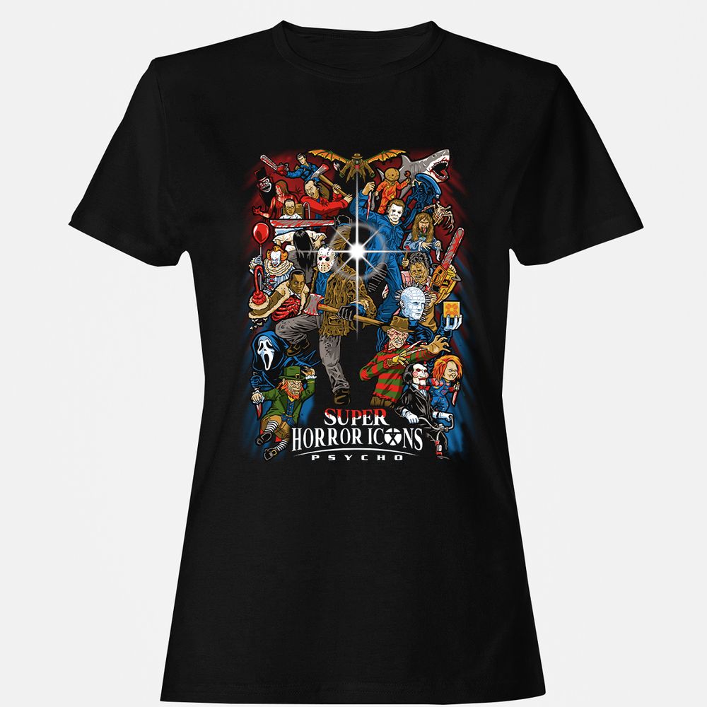 Women's T-Shirt - X6X9L9U6 - Black - 1