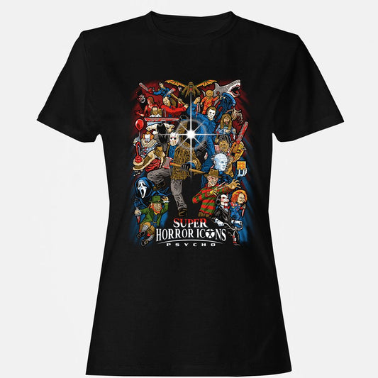 Women's T-Shirt - X6X9L9U6 - Black - 1