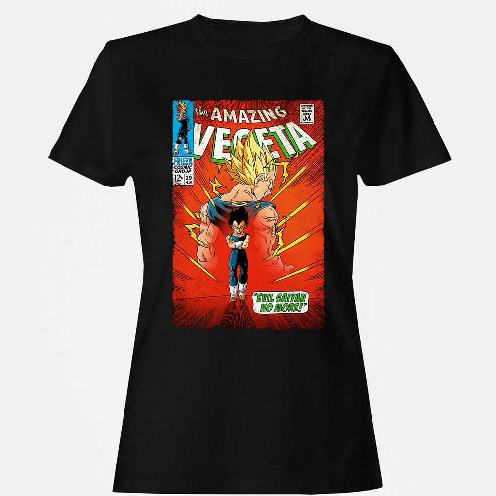 Women's T-Shirt - EEE9KW7Q - Black - 1