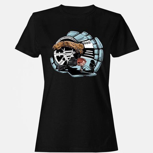 Women's T-Shirt - V8NS1S6L - Black - 1