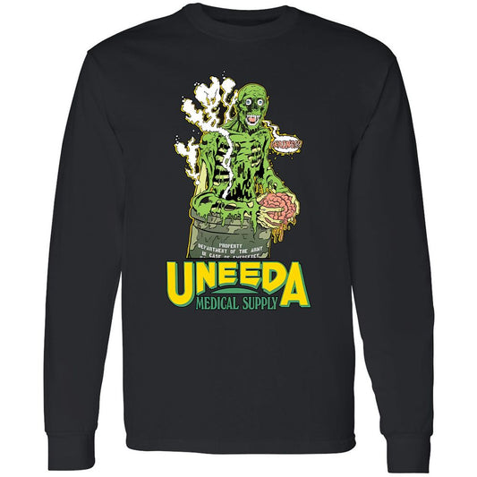 Long Sleeve T-Shirt - F67PURP9 - Black - 1