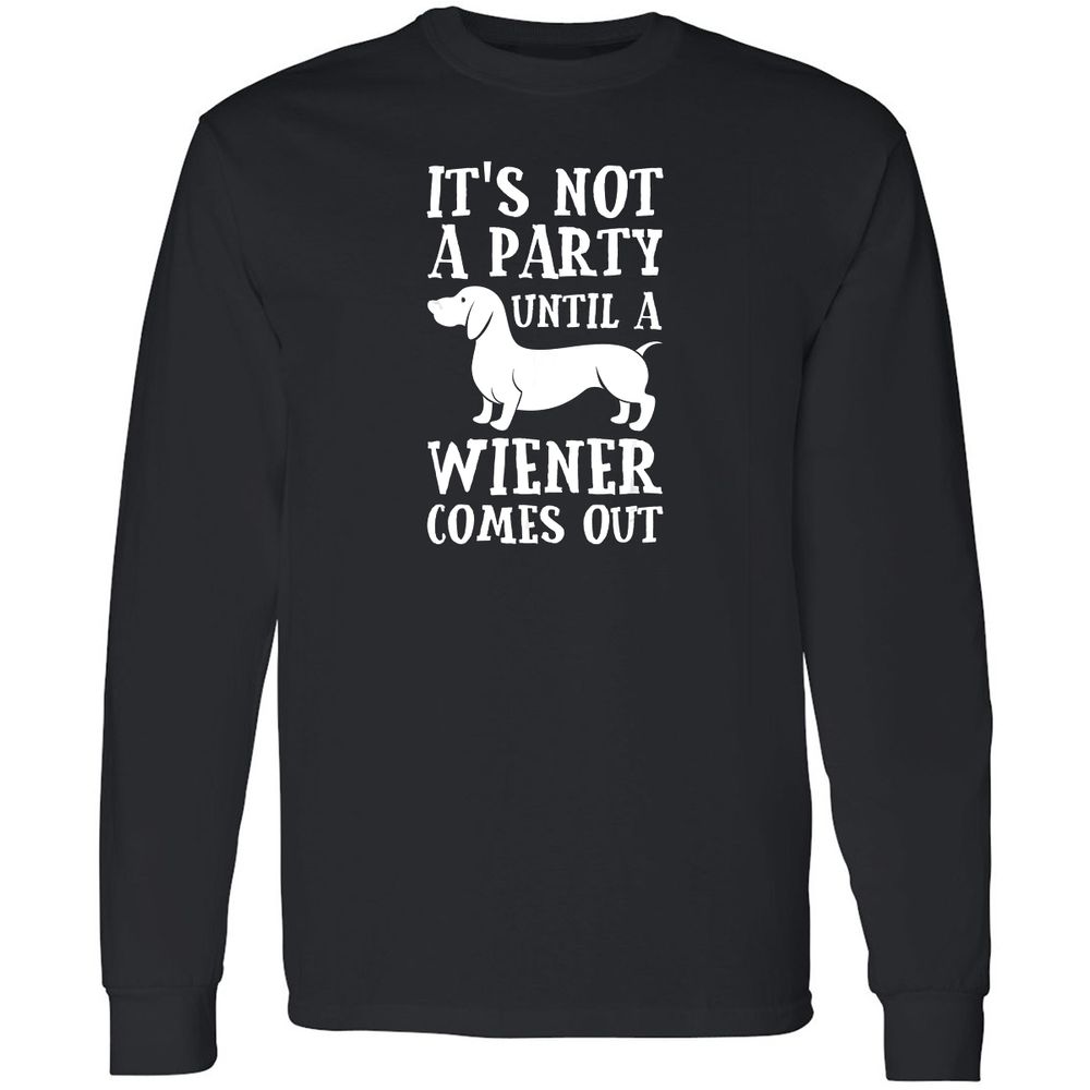 Long Sleeve T-Shirt - W2PHJK3X - Black - 1