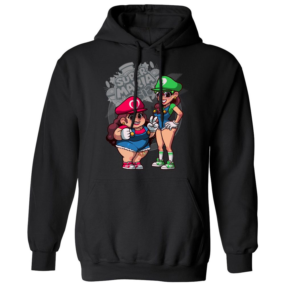 Classic Unisex Hoodie - W232VY38 - Black - 1