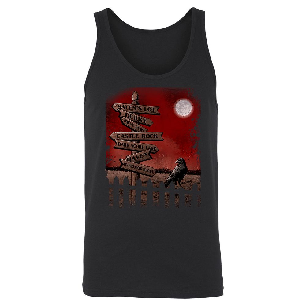 Unisex Jersey Tank - ZJTDVF34 - Black - 1