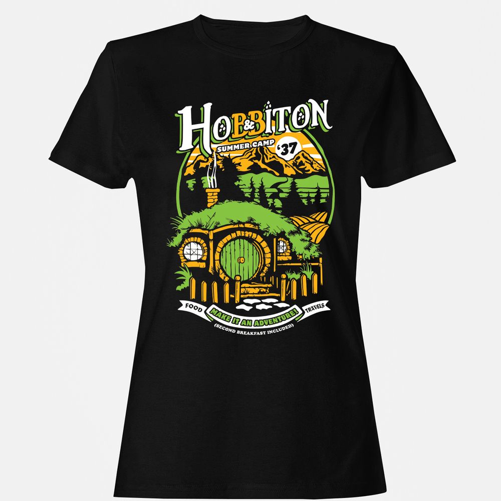 Women's T-Shirt - N5LZ59XE - Black - 1