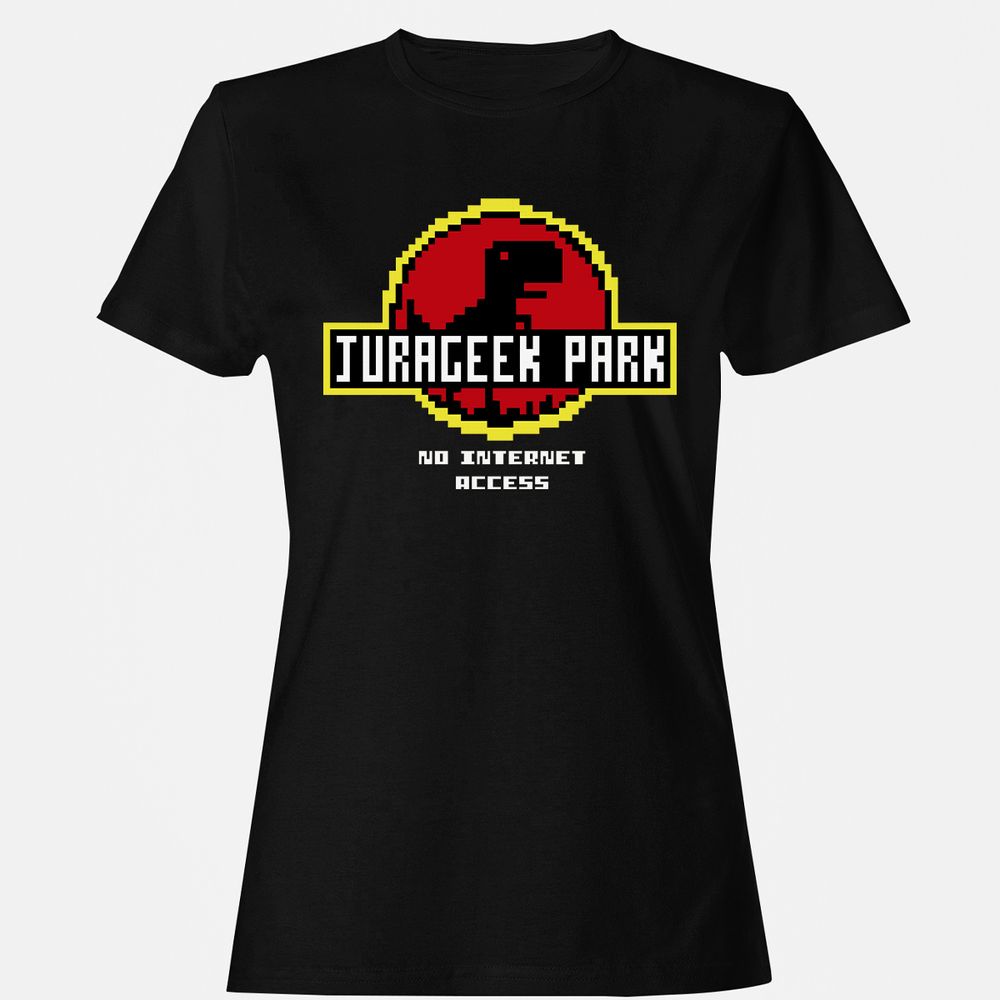 Women's T-Shirt - QYYFW99U - Black - 1