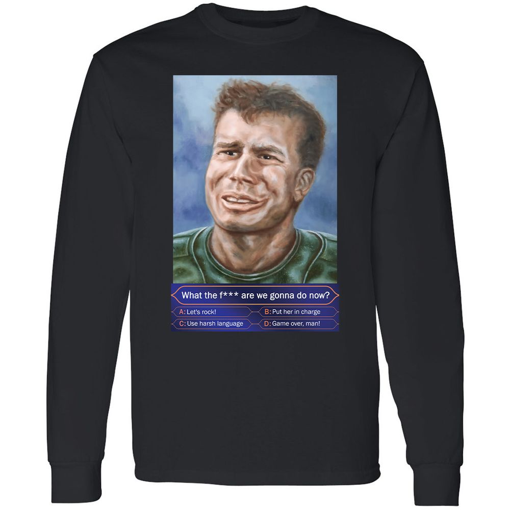 Long Sleeve T-Shirt - WZDH4ZBR - Black - 1