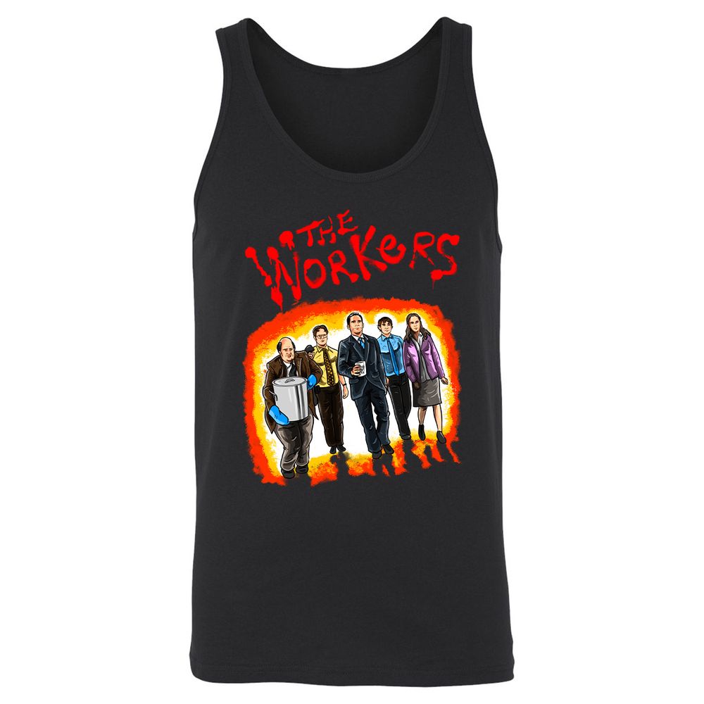 Unisex Jersey Tank - D178WL1H - Black - 1